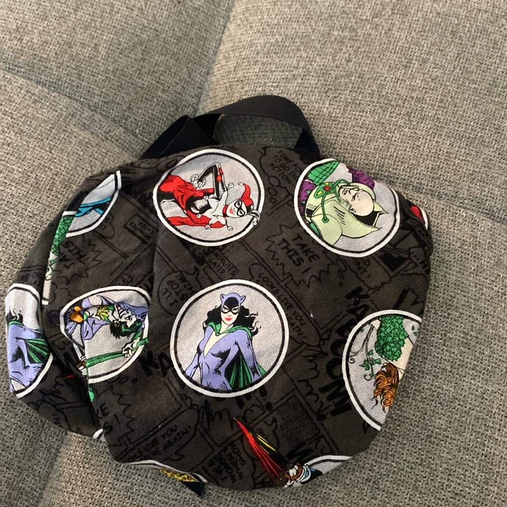 DC Comics Villians ponytail scrub cap